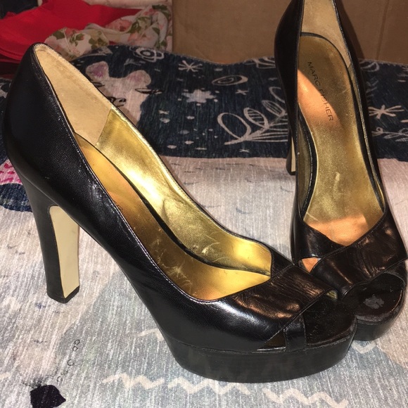 Marc Fisher Shoes - Marc Fisher black leather heels